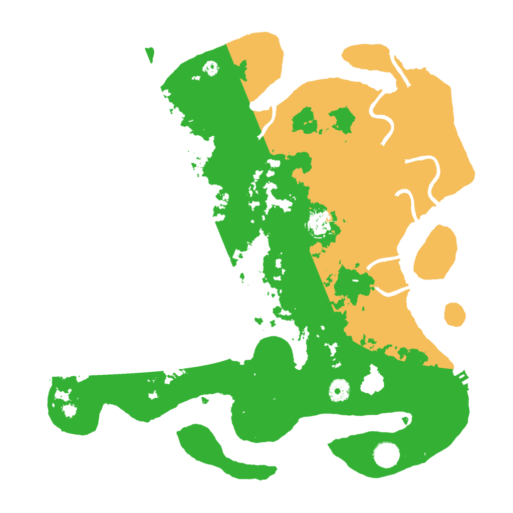 Biome Rust Map: Procedural Map, Size: 3500, Seed: 351953485