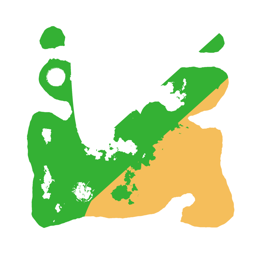 Biome Rust Map: Barren, Size: 2500, Seed: 594019