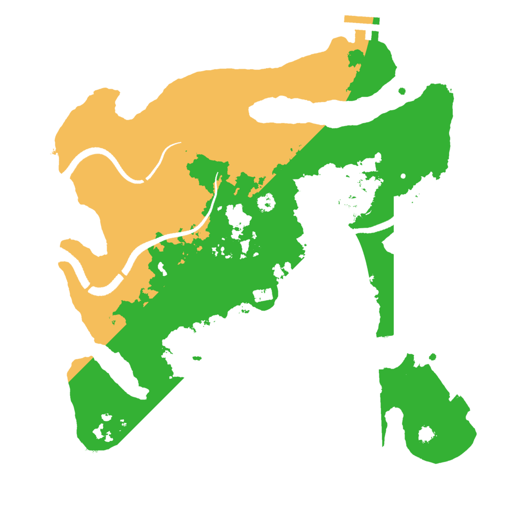 Biome Rust Map: Procedural Map, Size: 3000, Seed: 65494984