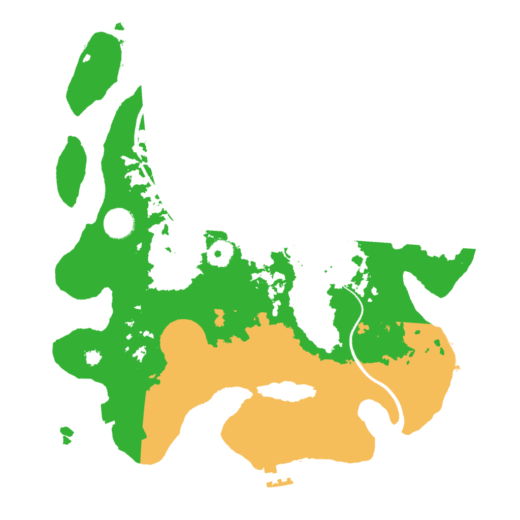 Biome Rust Map: Procedural Map, Size: 3000, Seed: 2055573680