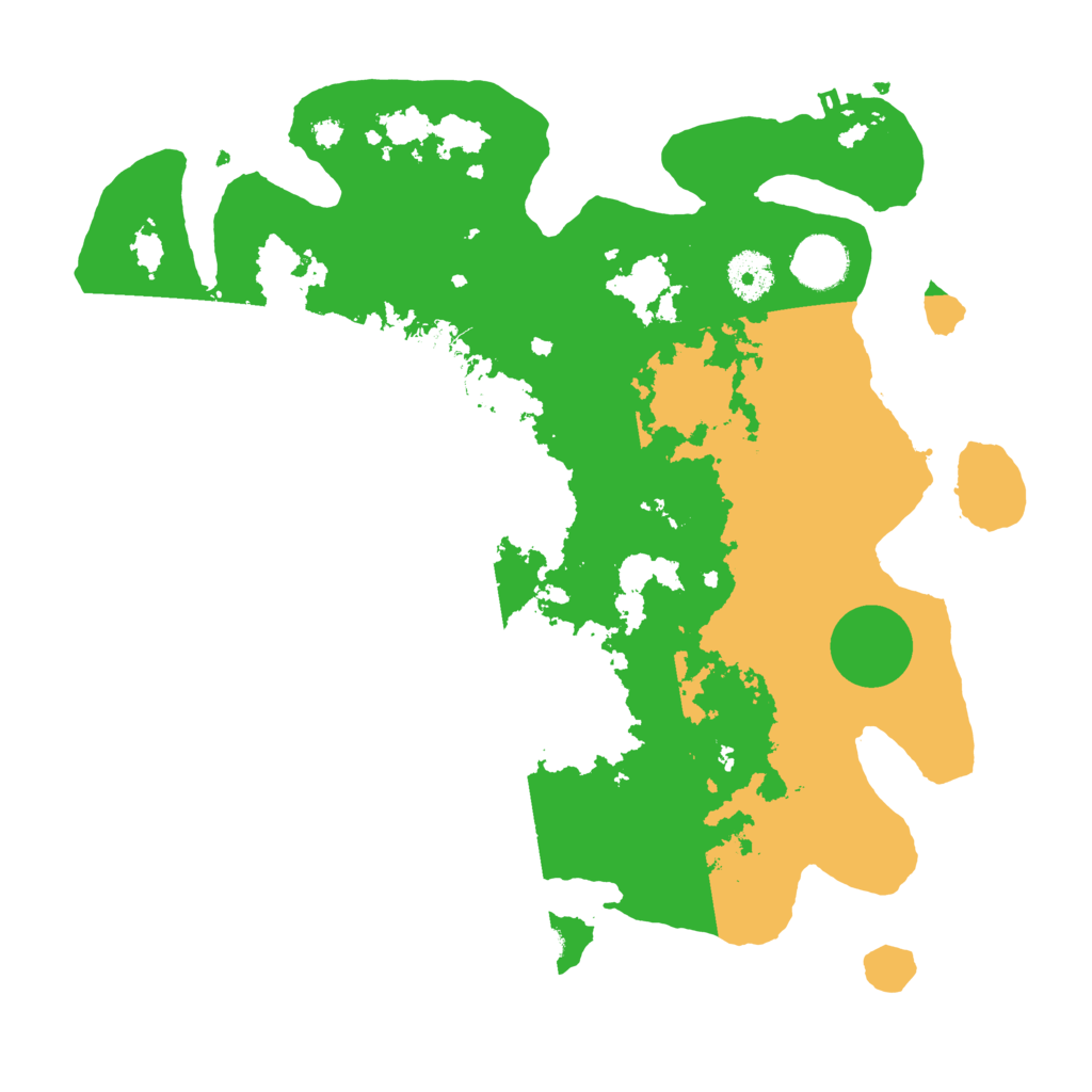 Biome Rust Map: Procedural Map, Size: 3500, Seed: 46436821