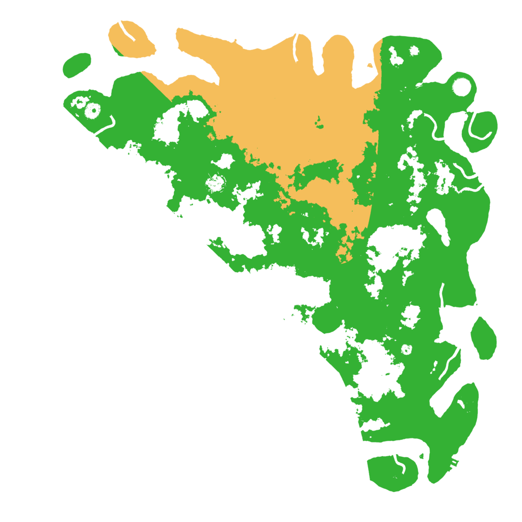 Biome Rust Map: Procedural Map, Size: 5000, Seed: 1050