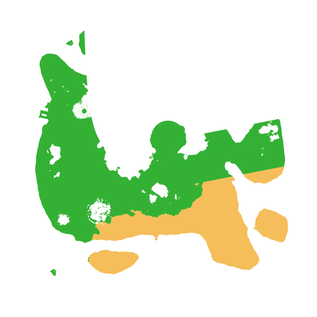 Biome Rust Map: Procedural Map, Size: 2500, Seed: 111344896