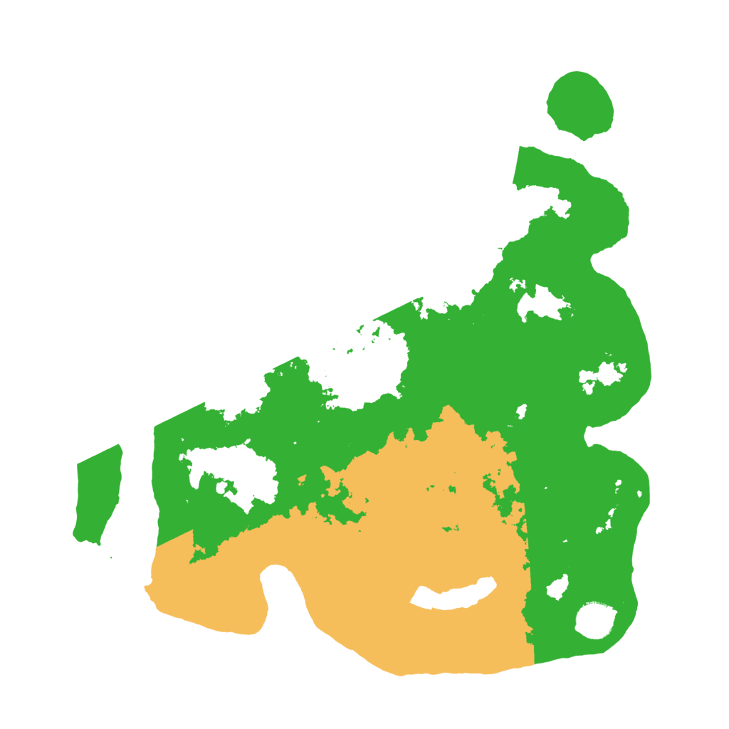 Biome Rust Map: Barren, Size: 3500, Seed: 1083031320