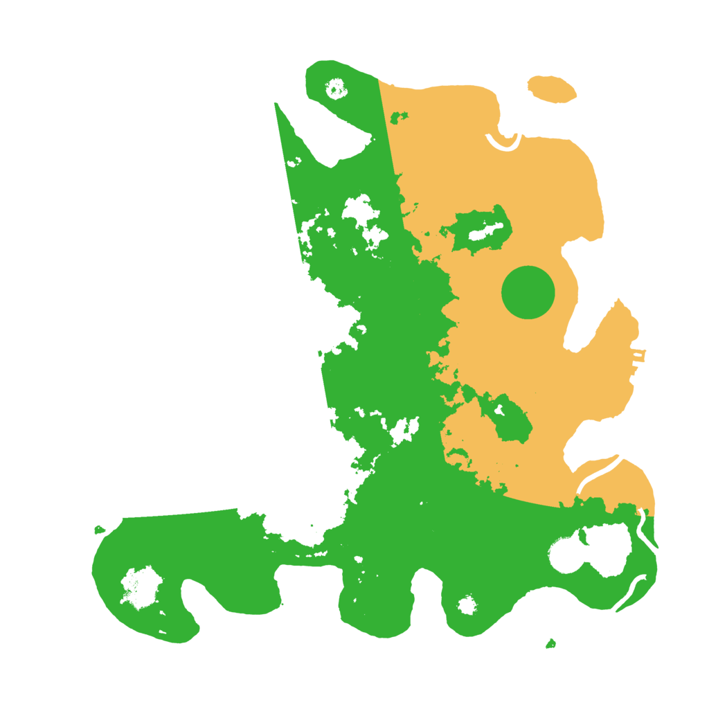 Biome Rust Map: Procedural Map, Size: 3500, Seed: 635658166