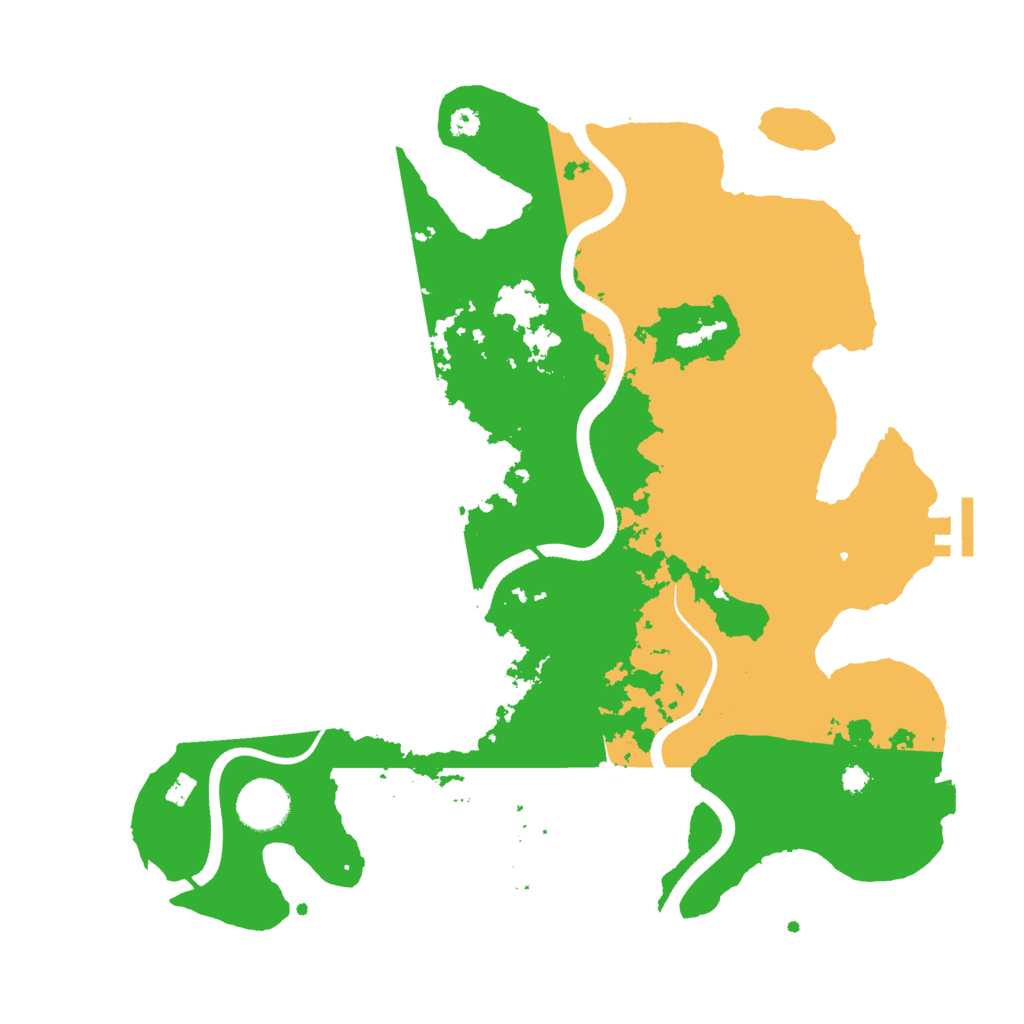 Biome Rust Map: Procedural Map, Size: 3500, Seed: 635658166
