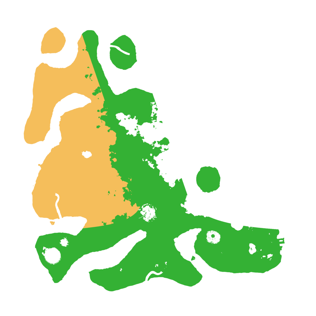 Biome Rust Map: Procedural Map, Size: 3500, Seed: 123464