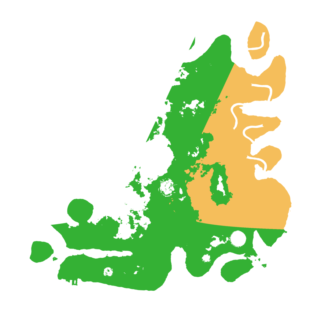 Biome Rust Map: Procedural Map, Size: 3500, Seed: 5688568