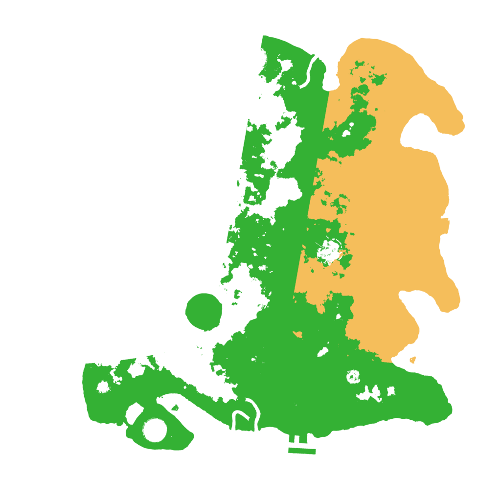 Biome Rust Map: Procedural Map, Size: 3700, Seed: 1117234578