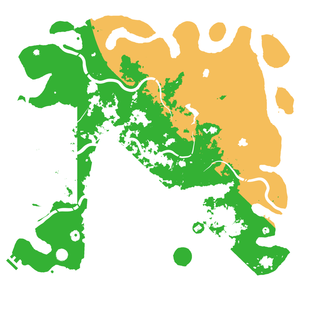 Biome Rust Map: Procedural Map, Size: 4500, Seed: 121221