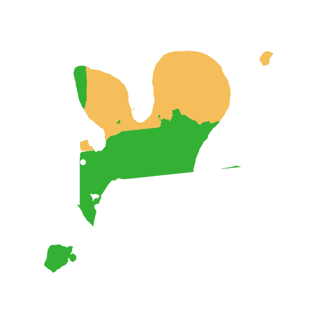 Biome Rust Map: Procedural Map, Size: 1660, Seed: 1335087415