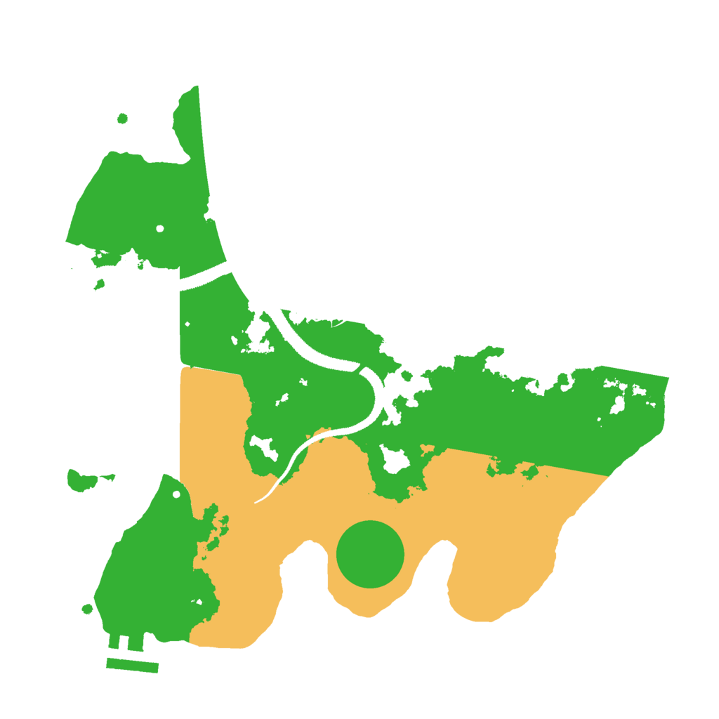 Biome Rust Map: Procedural Map, Size: 2800, Seed: 9322216