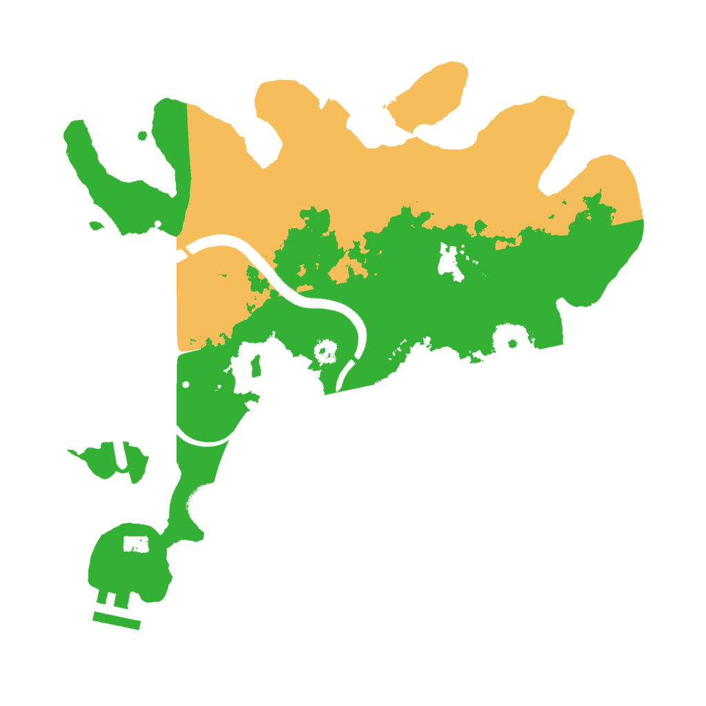 Biome Rust Map: Procedural Map, Size: 3000, Seed: 1757760542