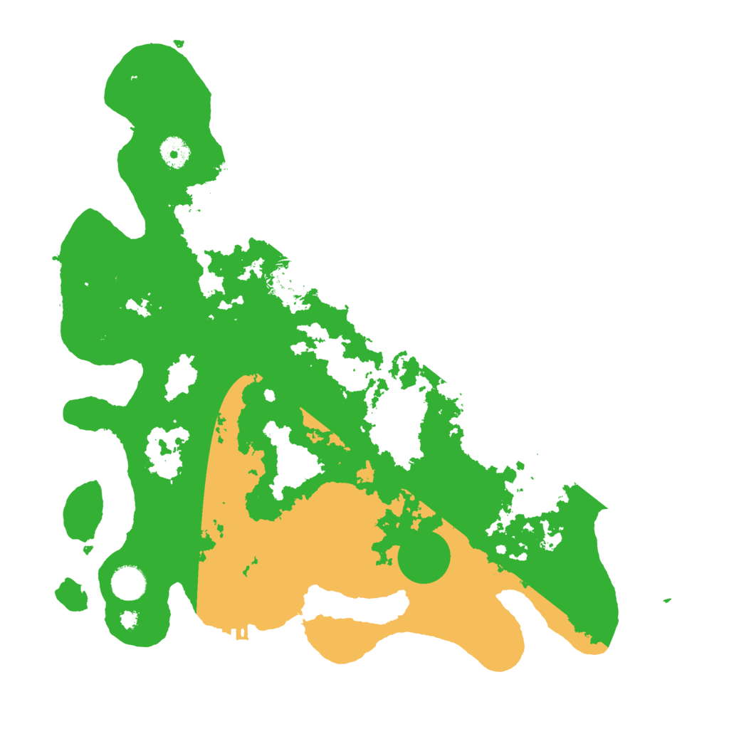 Biome Rust Map: Procedural Map, Size: 3700, Seed: 2106665978