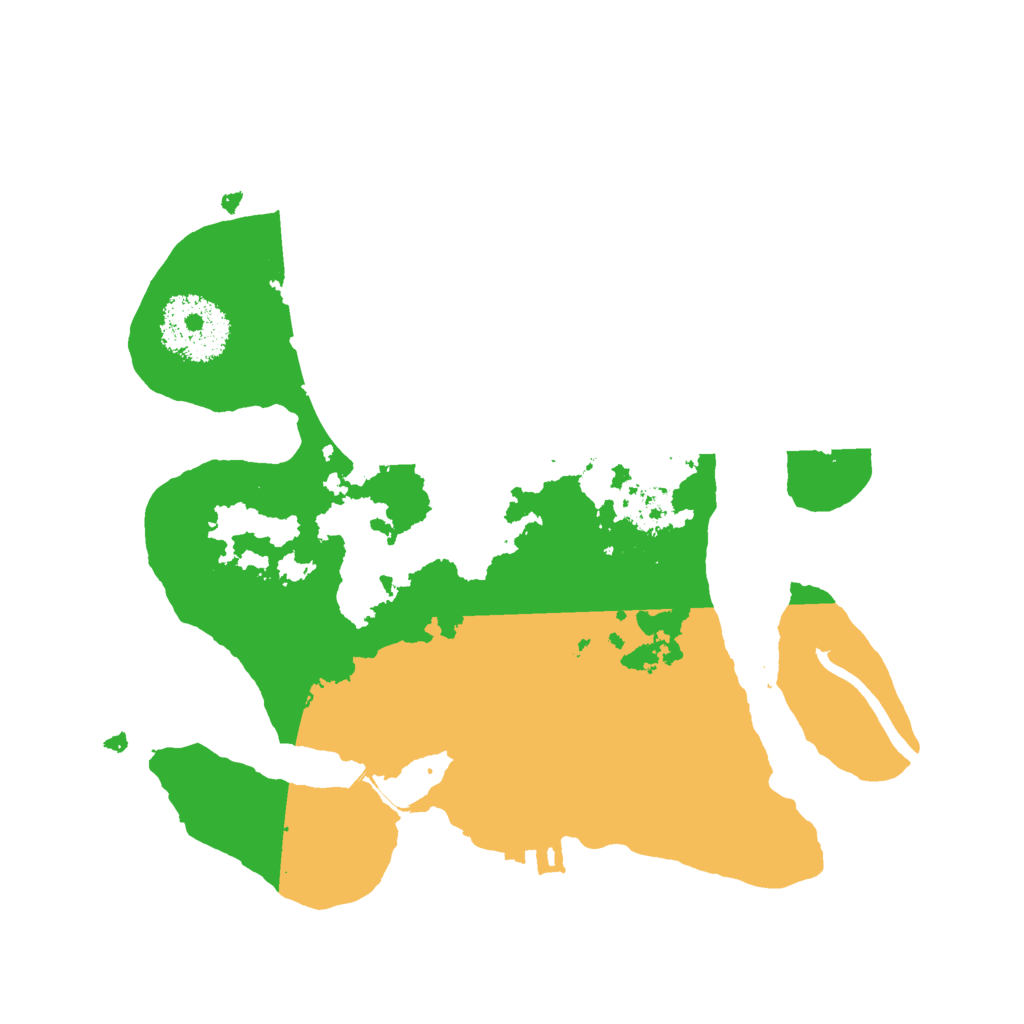 Biome Rust Map: Procedural Map, Size: 2300, Seed: 25031984