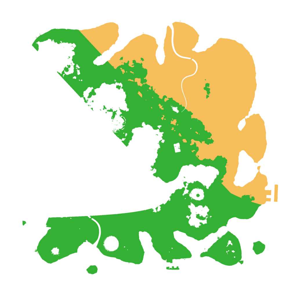 Biome Rust Map: Procedural Map, Size: 3500, Seed: 1527703928