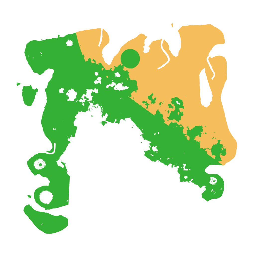 Biome Rust Map: Procedural Map, Size: 3500, Seed: 1134251