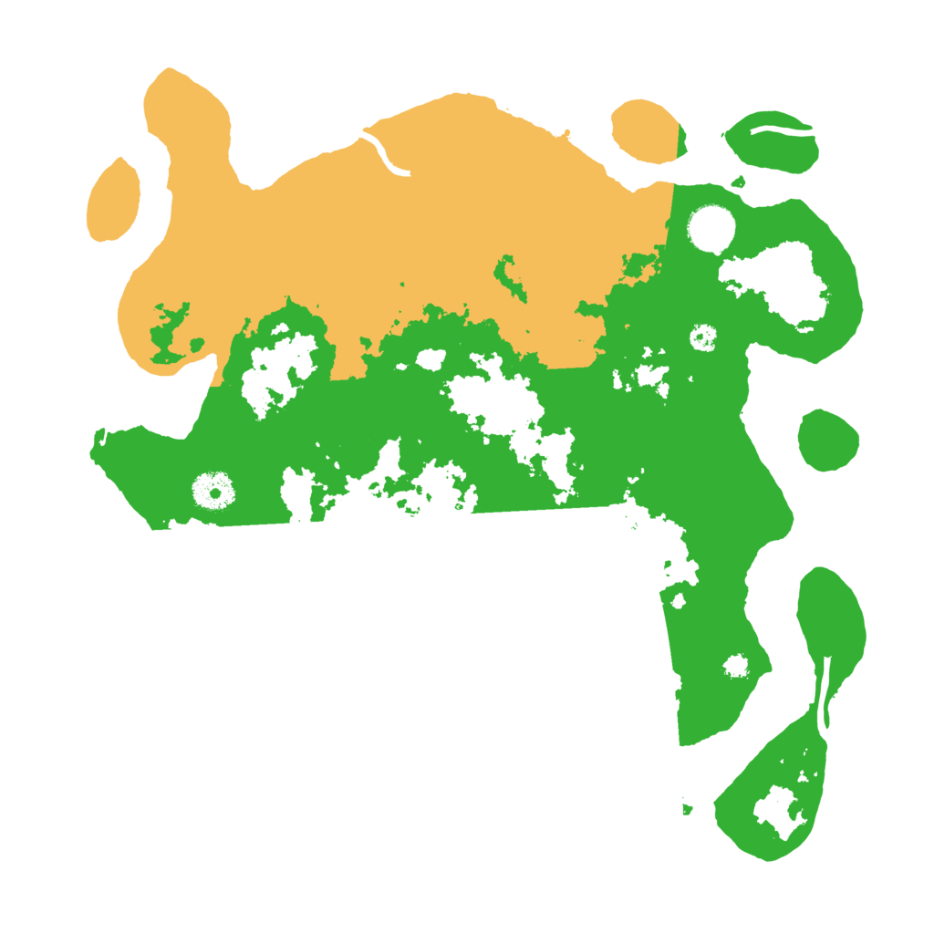 Biome Rust Map: Procedural Map, Size: 3500, Seed: 93522856