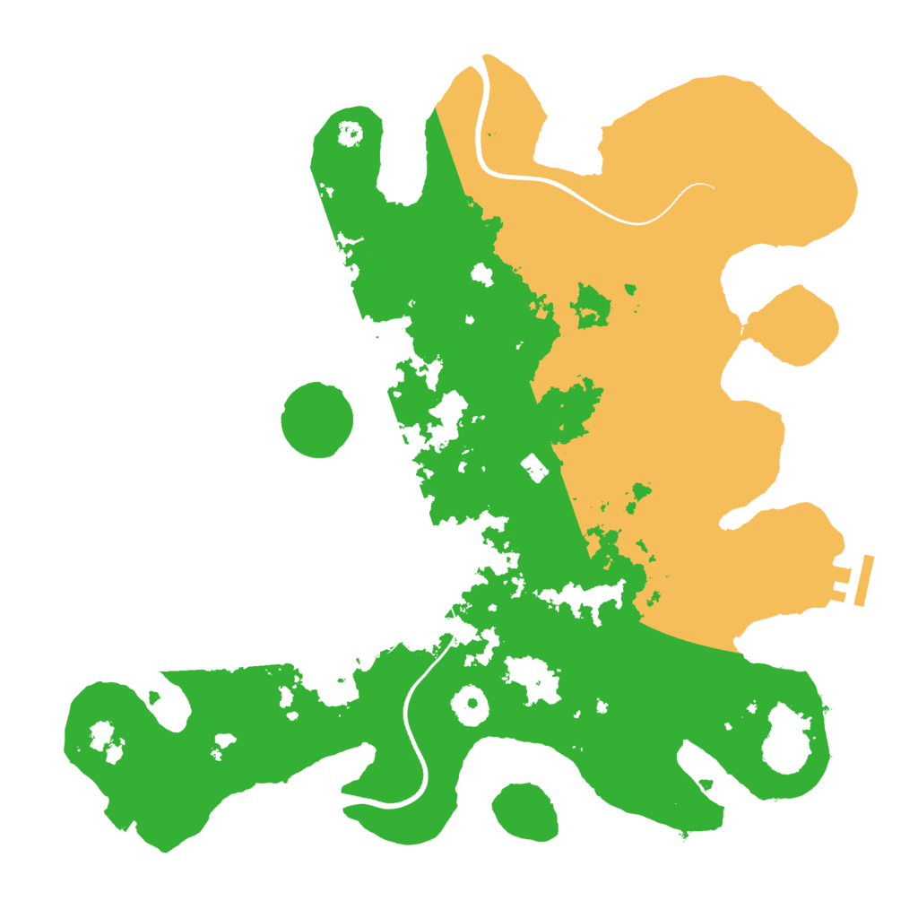 Biome Rust Map: Procedural Map, Size: 3600, Seed: 2240954