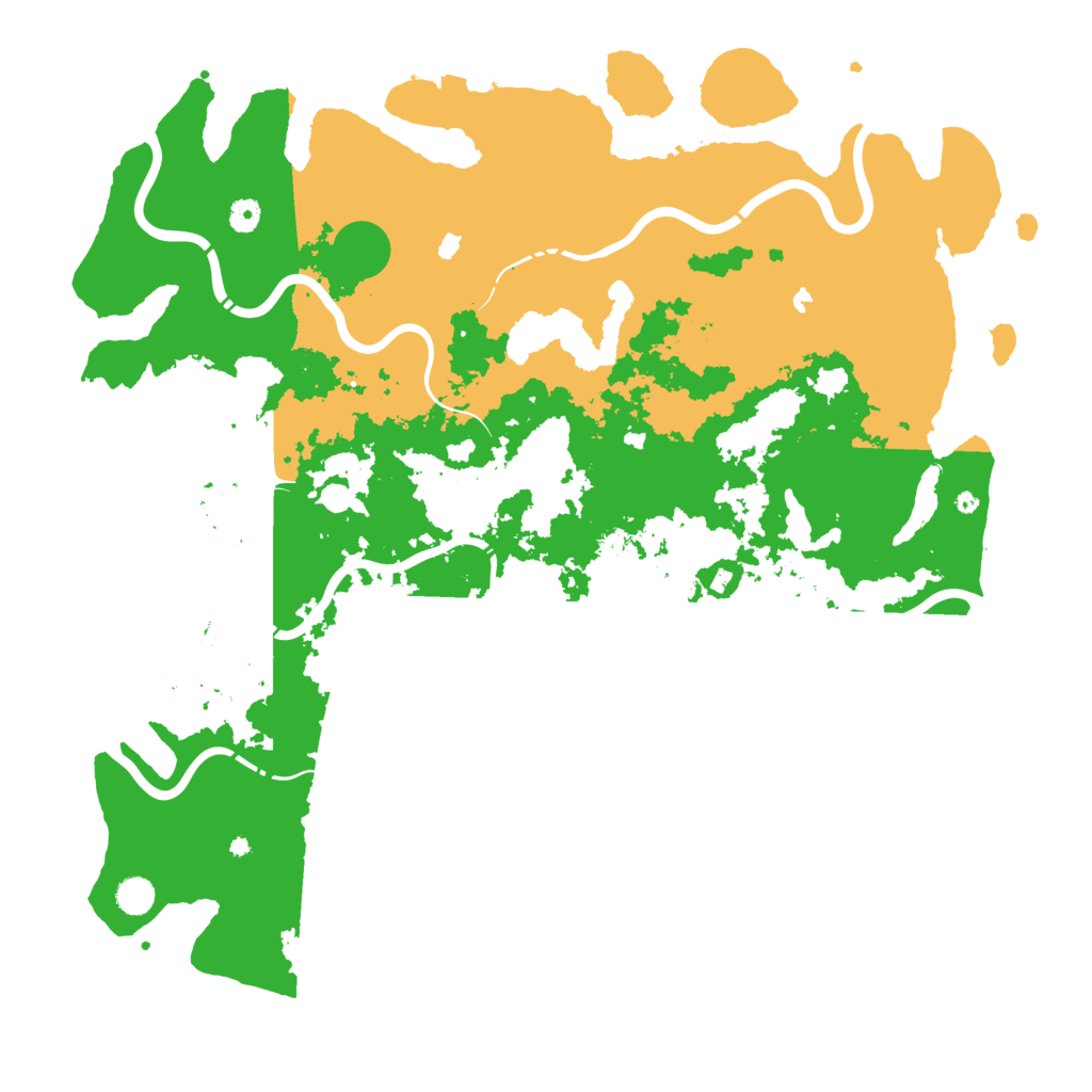 Biome Rust Map: Procedural Map, Size: 5000, Seed: 1262546192