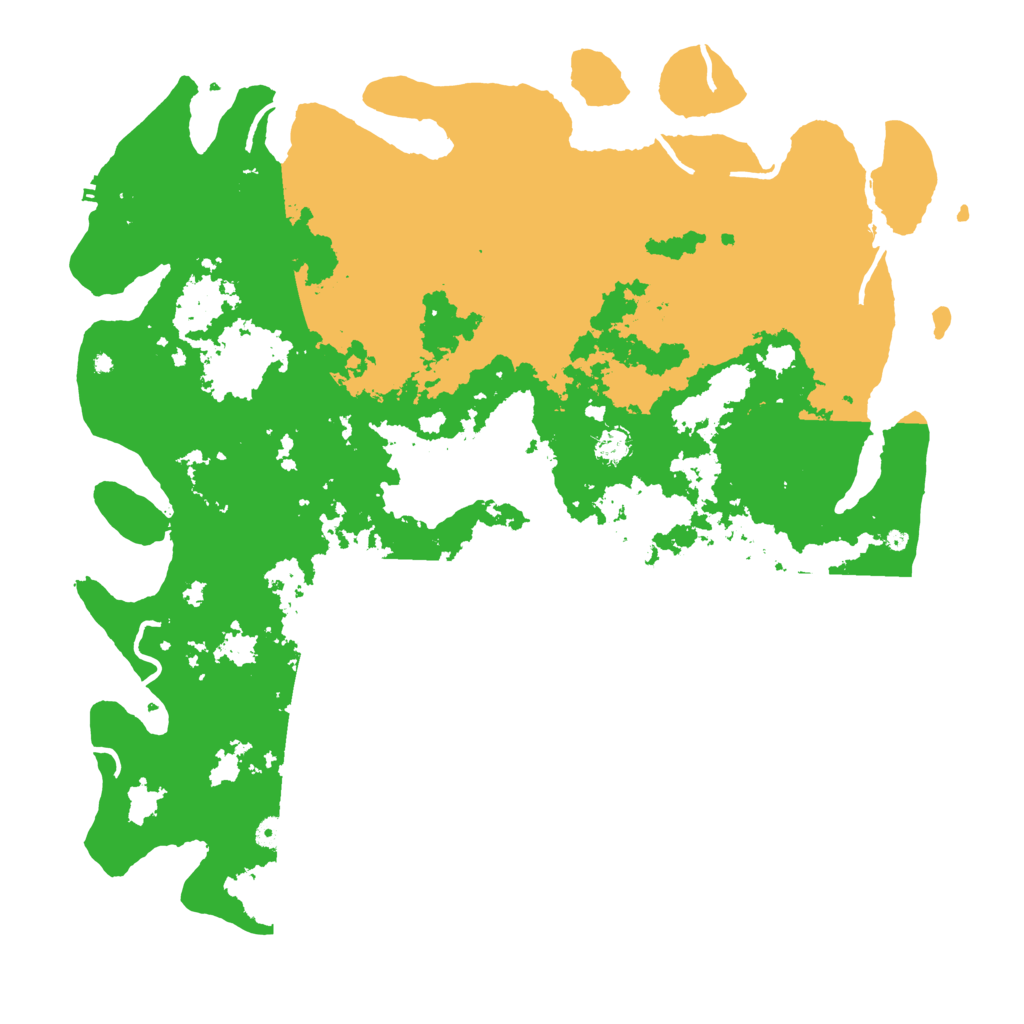 Biome Rust Map: Procedural Map, Size: 5000, Seed: 1262546192