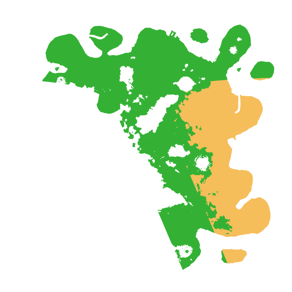 Biome Rust Map: Procedural Map, Size: 3500, Seed: 1982145