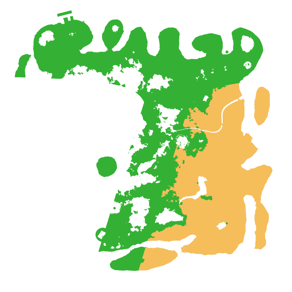 Biome Rust Map: Procedural Map, Size: 4000, Seed: 857385622