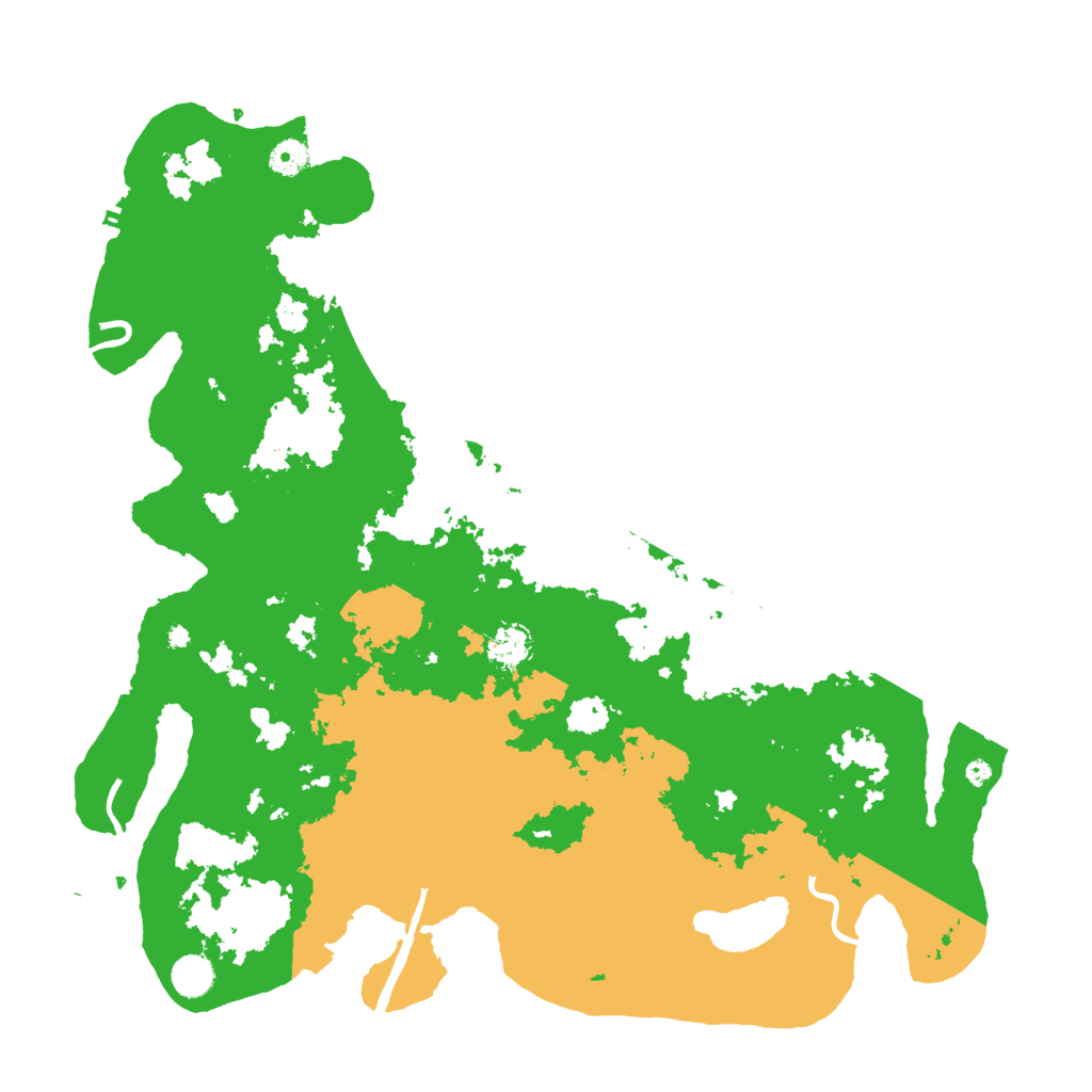 Biome Rust Map: Procedural Map, Size: 4500, Seed: 1185122589