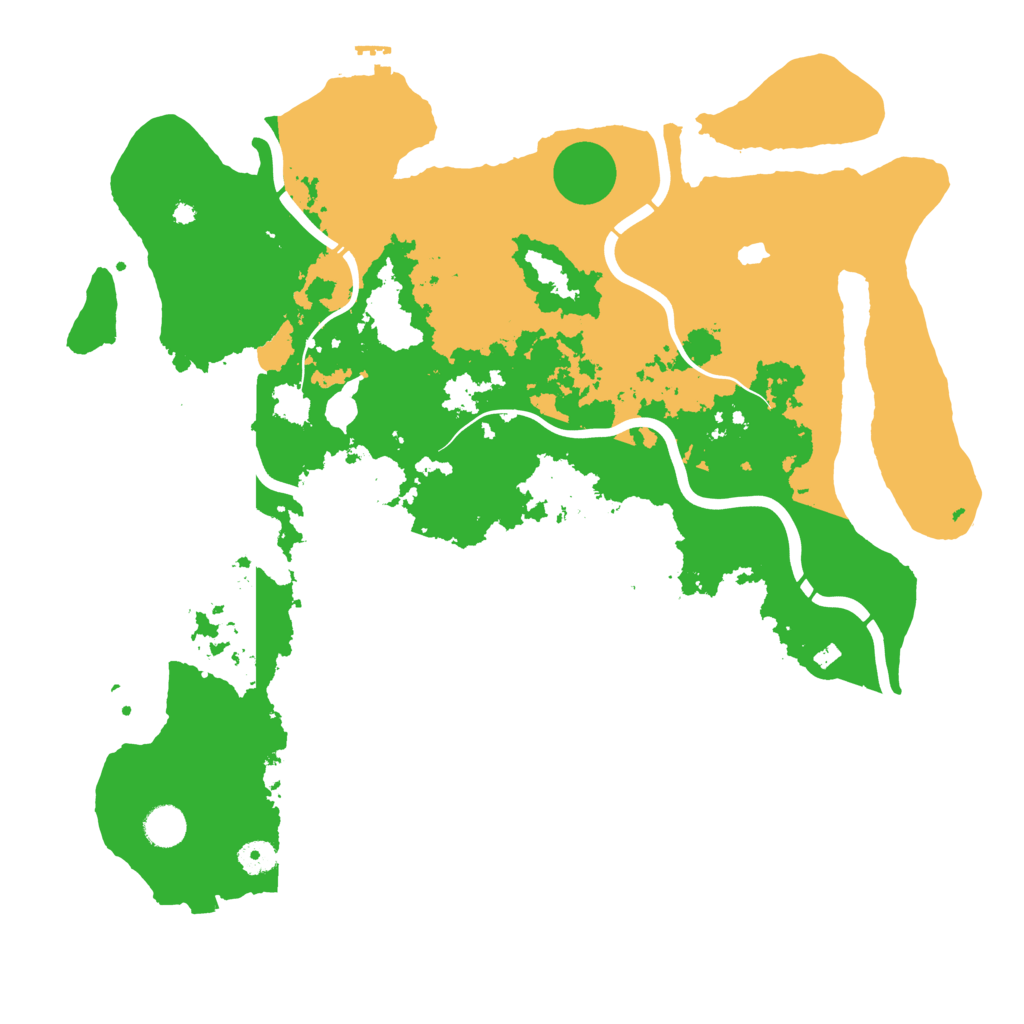 Biome Rust Map: Procedural Map, Size: 4300, Seed: 2279