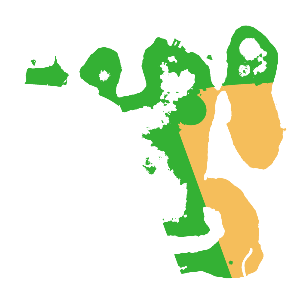 Biome Rust Map: Procedural Map, Size: 2764, Seed: 1387578167