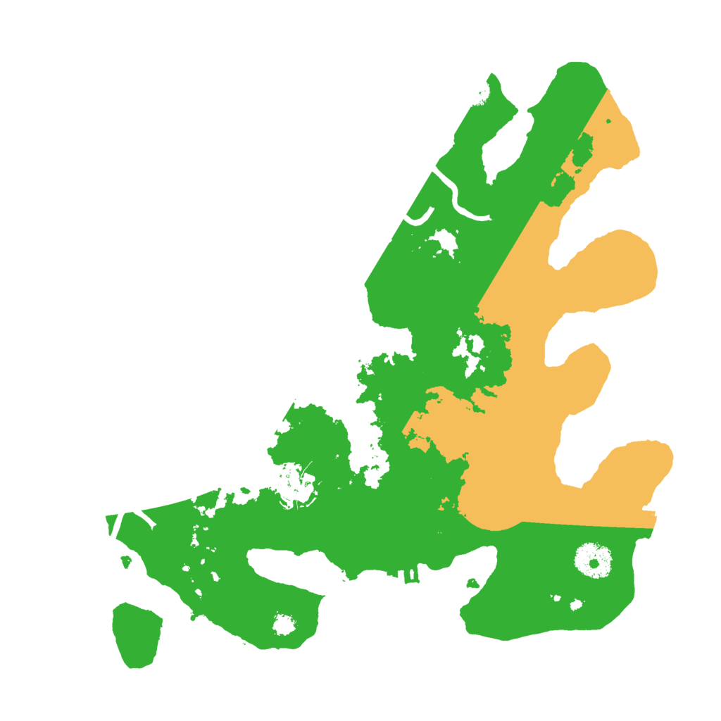 Biome Rust Map: Procedural Map, Size: 3000, Seed: 51125215