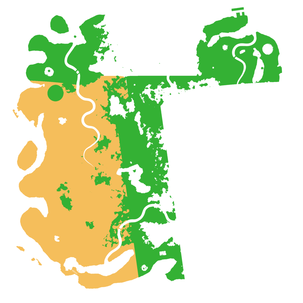 Biome Rust Map: Procedural Map, Size: 5000, Seed: 763700