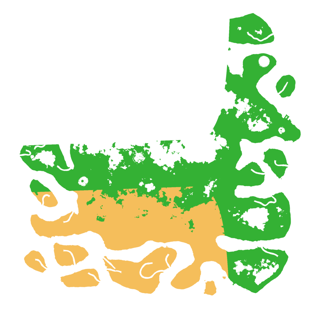 Biome Rust Map: Procedural Map, Size: 5000, Seed: 600600600