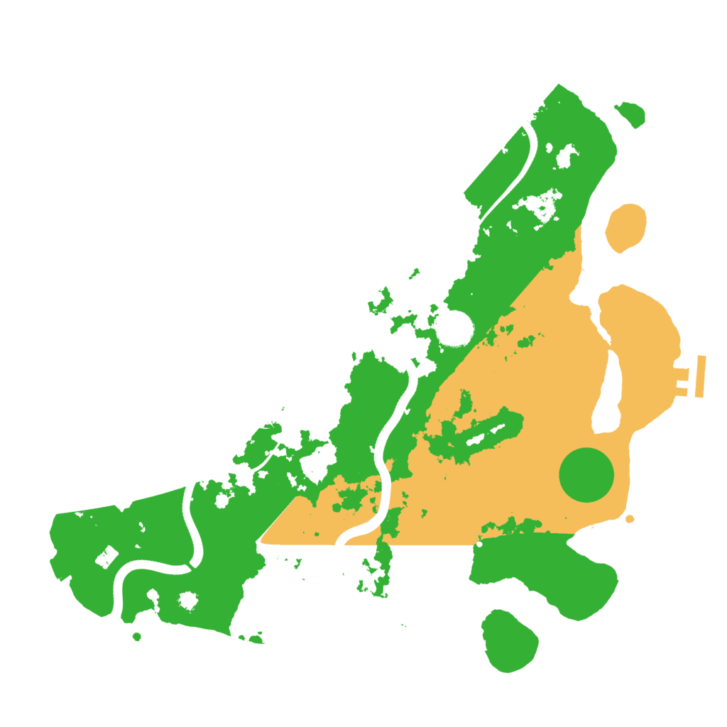 Biome Rust Map: Procedural Map, Size: 3500, Seed: 2086300862