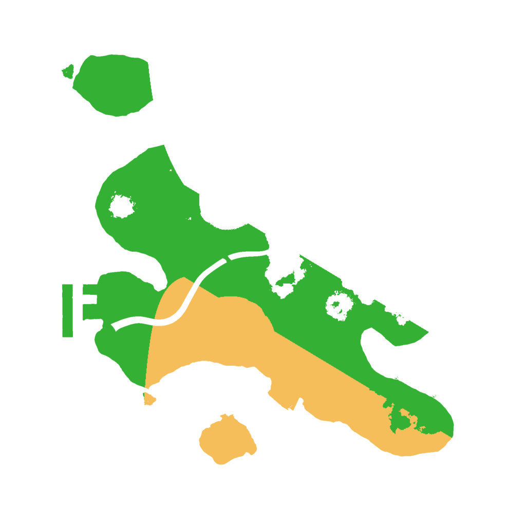 Biome Rust Map: Procedural Map, Size: 2000, Seed: 895164
