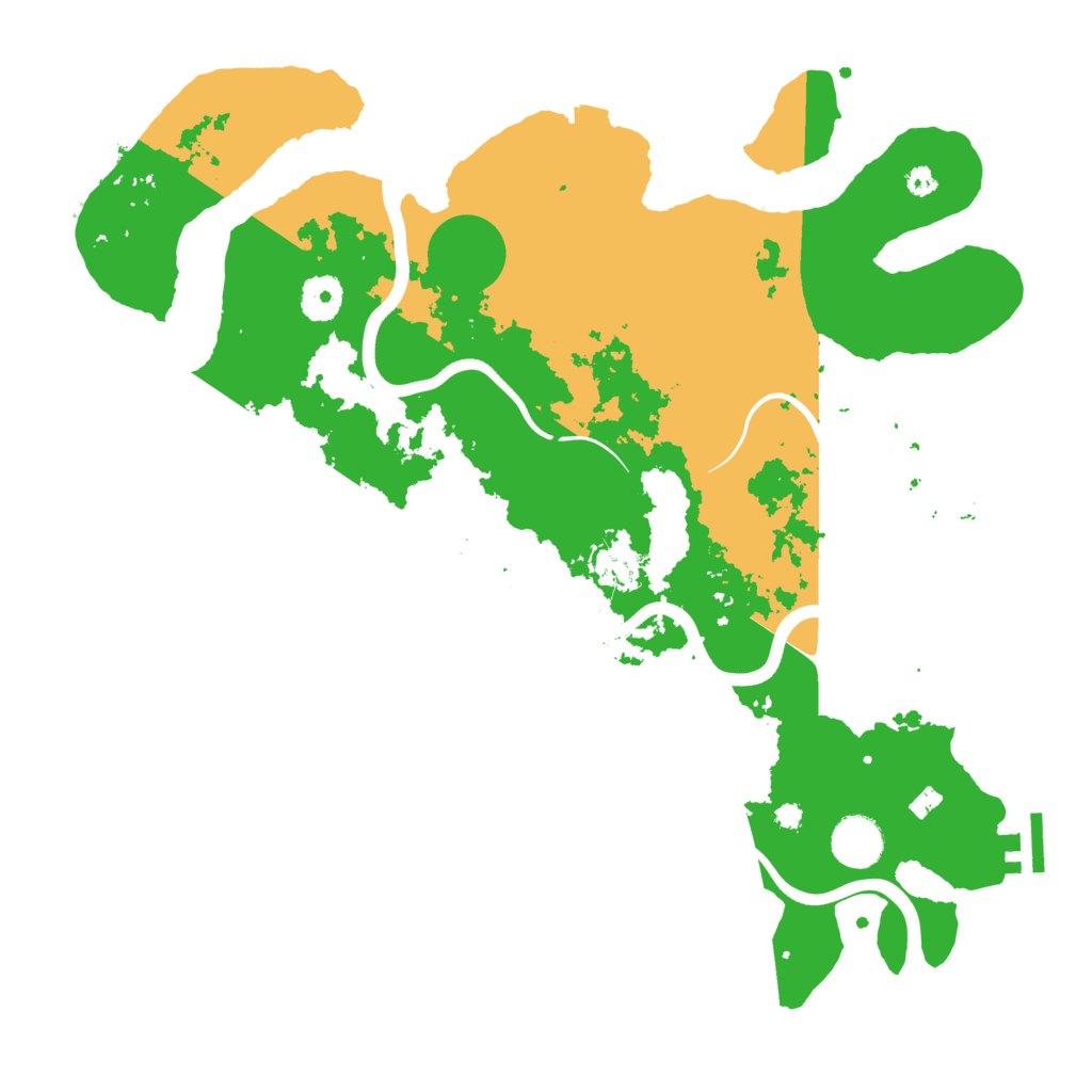 Biome Rust Map: Procedural Map, Size: 3700, Seed: 1994932931