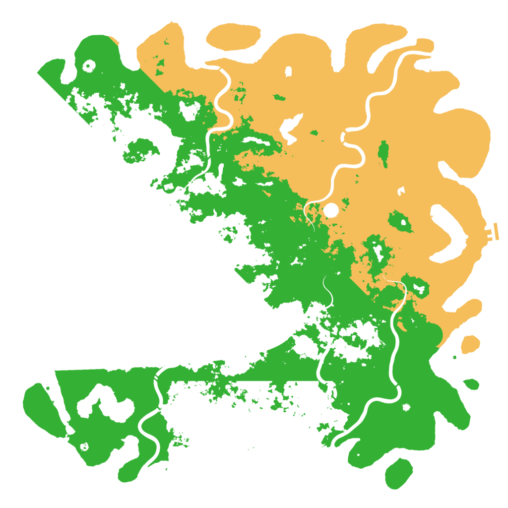 Biome Rust Map: Procedural Map, Size: 6000, Seed: 511