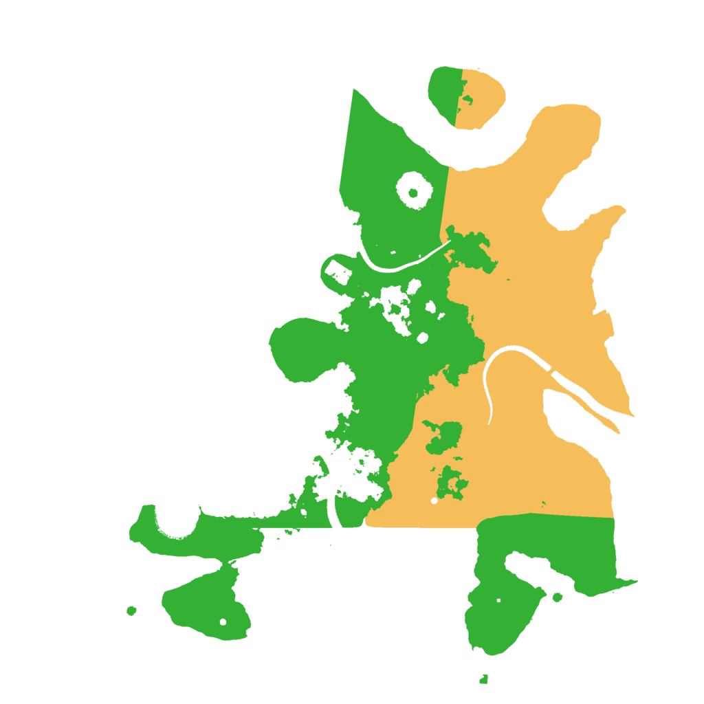 Biome Rust Map: Procedural Map, Size: 3000, Seed: 158695327