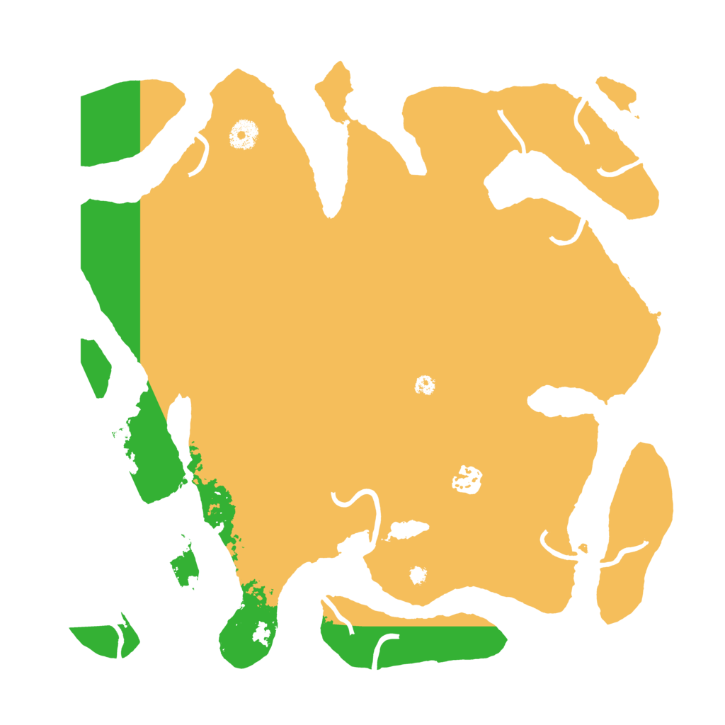 Biome Rust Map: Procedural Map, Size: 3700, Seed: 1134