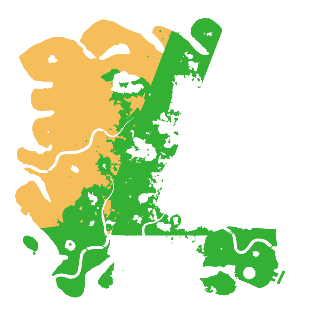 Biome Rust Map: Procedural Map, Size: 4500, Seed: 1653011550