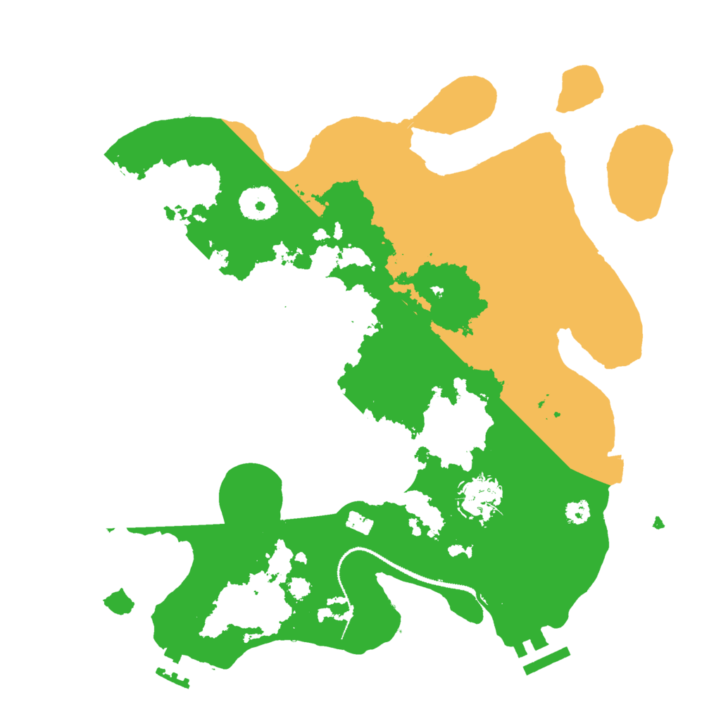 Biome Rust Map: Procedural Map, Size: 3000, Seed: 478837844