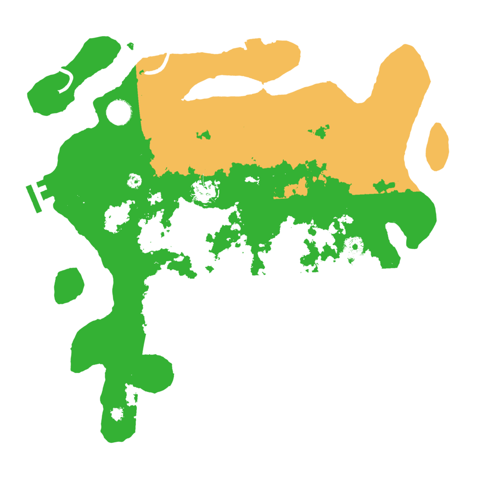 Biome Rust Map: Procedural Map, Size: 3500, Seed: 112221456