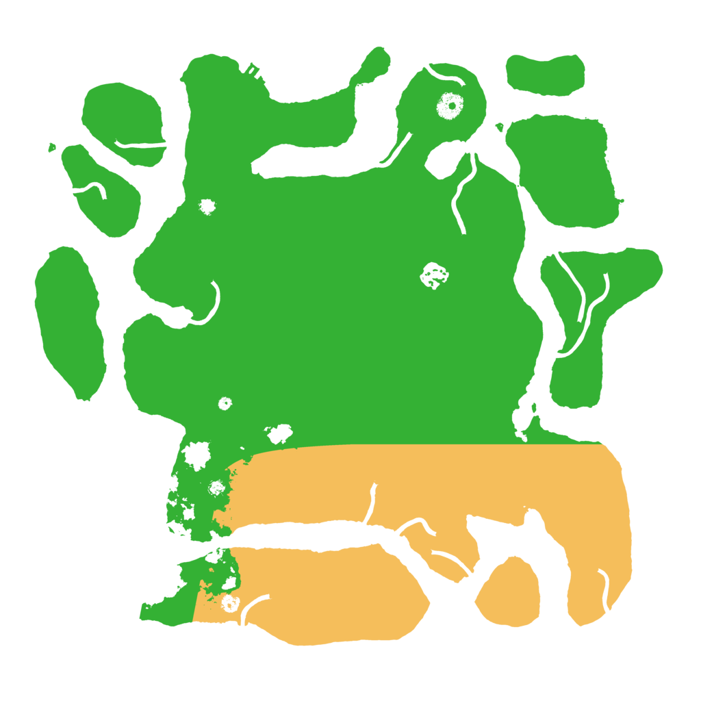 Biome Rust Map: Procedural Map, Size: 4000, Seed: 78948