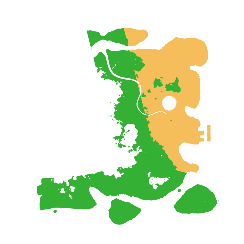 Biome Rust Map: Procedural Map, Size: 3000, Seed: 1508346017