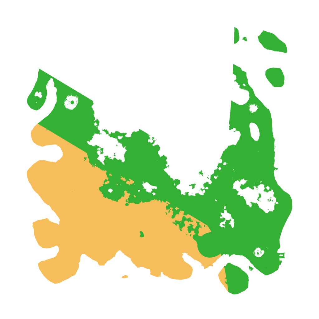 Biome Rust Map: Procedural Map, Size: 3500, Seed: 745