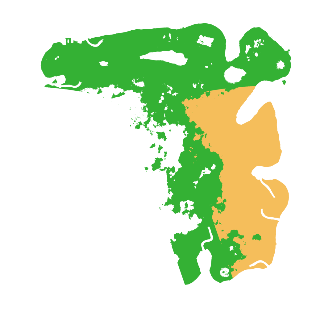 Biome Rust Map: Procedural Map, Size: 3500, Seed: 482529276