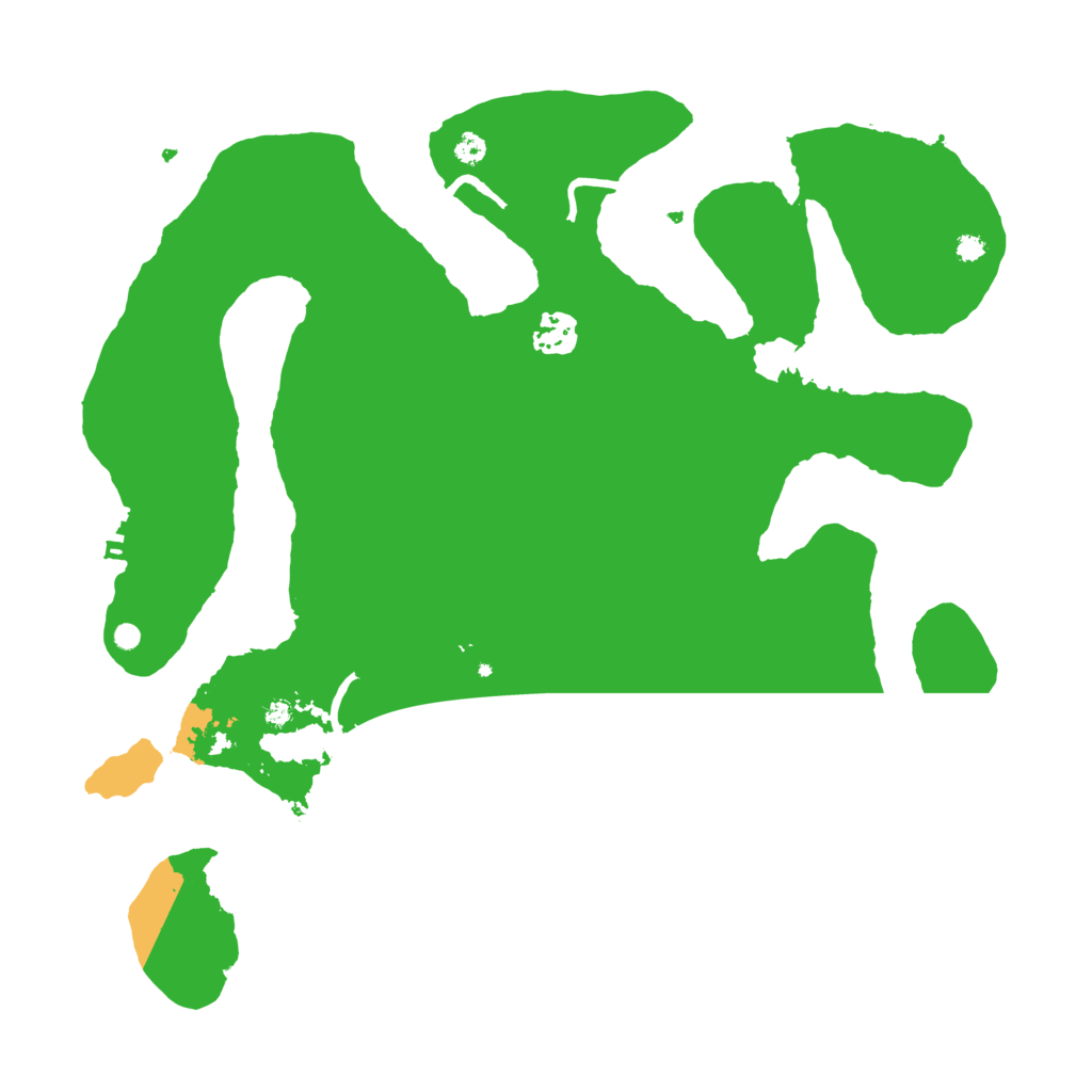 Biome Rust Map: Procedural Map, Size: 3650, Seed: 10510