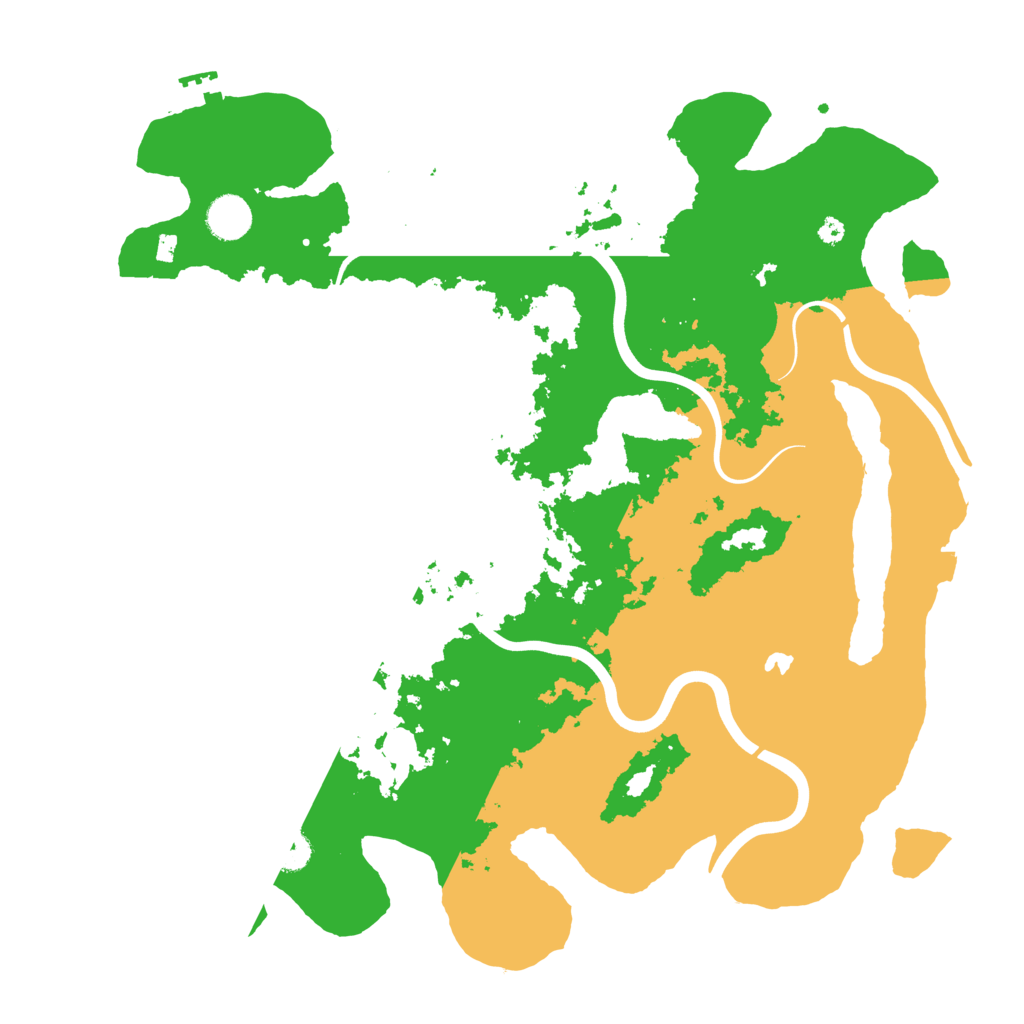 Biome Rust Map: Procedural Map, Size: 4000, Seed: 6624