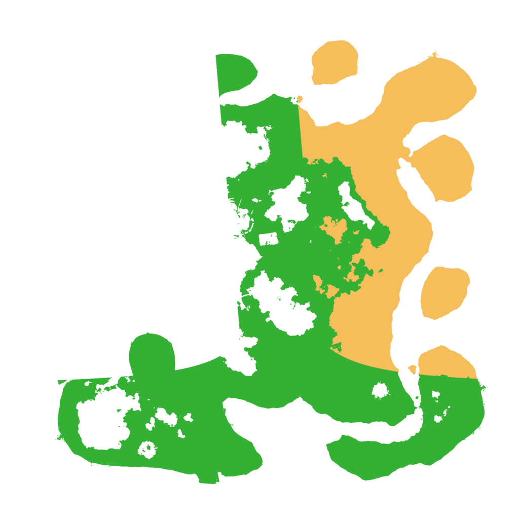 Biome Rust Map: Procedural Map, Size: 3000, Seed: 2893425