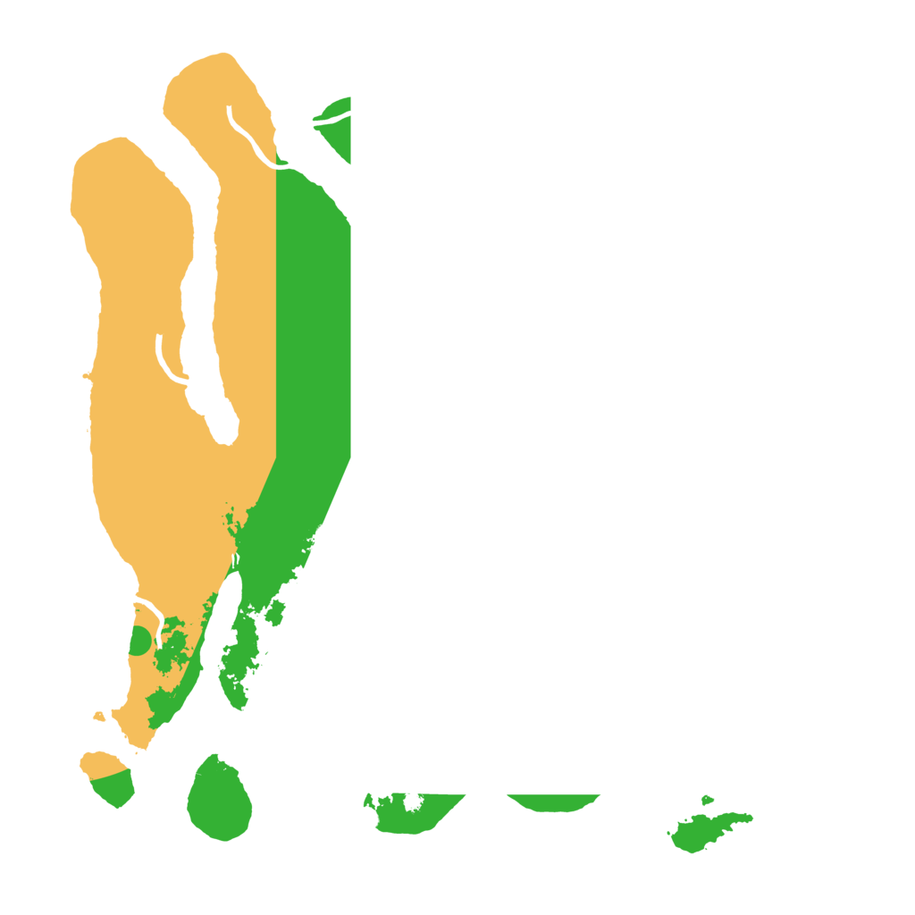 Biome Rust Map: Procedural Map, Size: 4000, Seed: 77663010